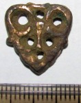Bronzové staromaďarské nákončí (10.stol.).